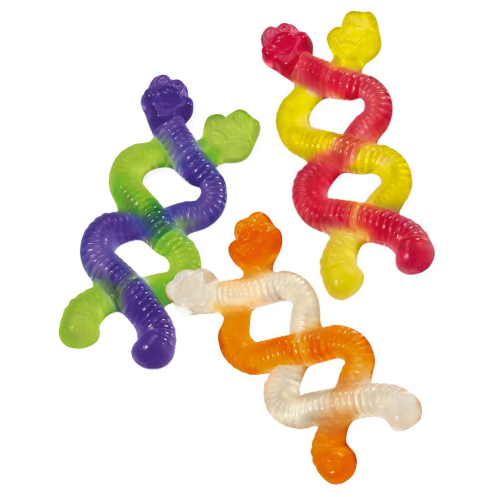 GUSANO TWIST DOBLE SABOR TROLLI 100G #BRILLO