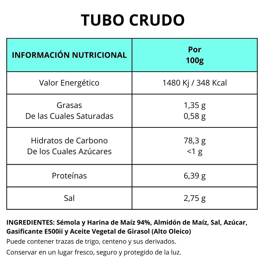 MINI TUBOS MAÍZ 100G