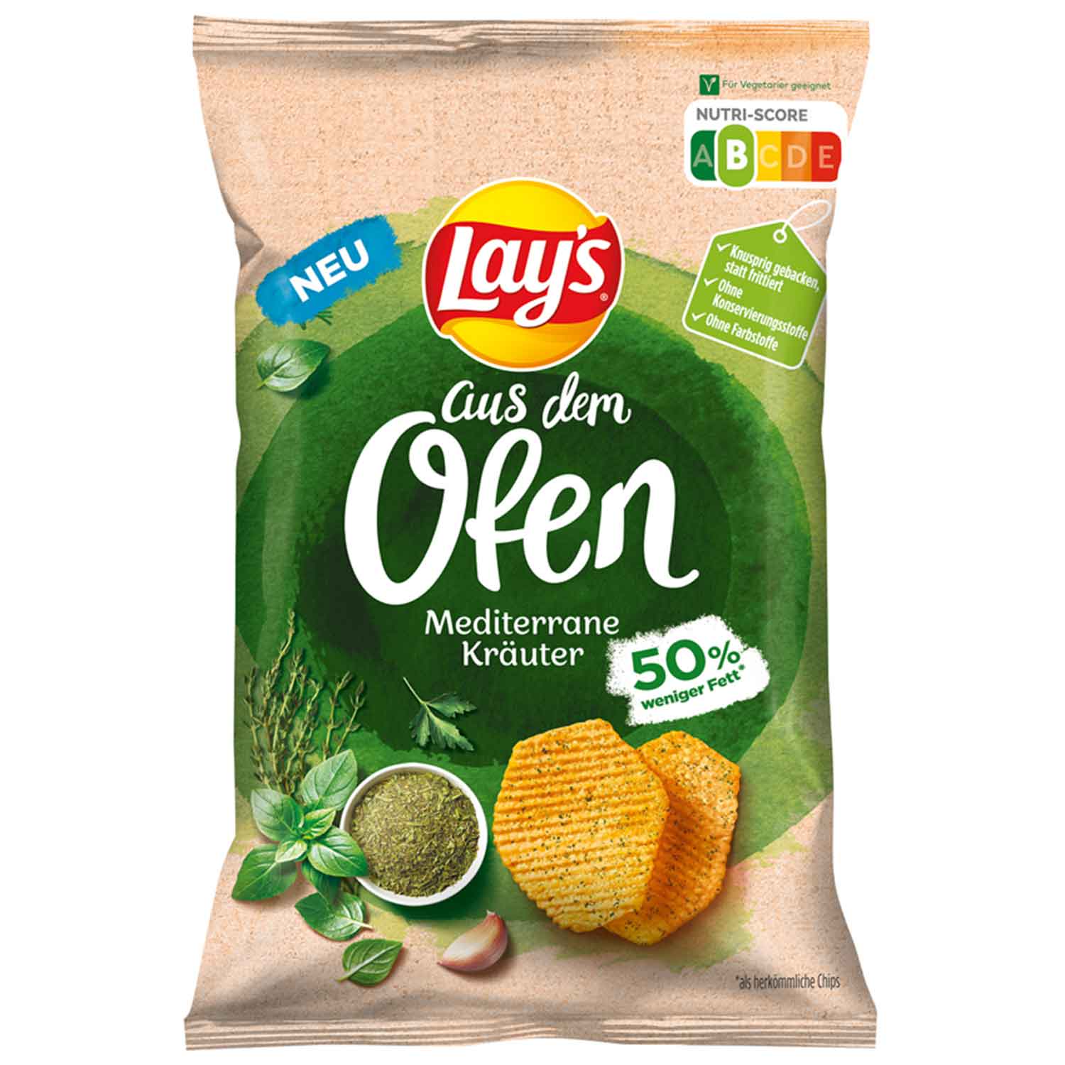 LAYS HIERBAS MEDITERRÁNEAS 150G