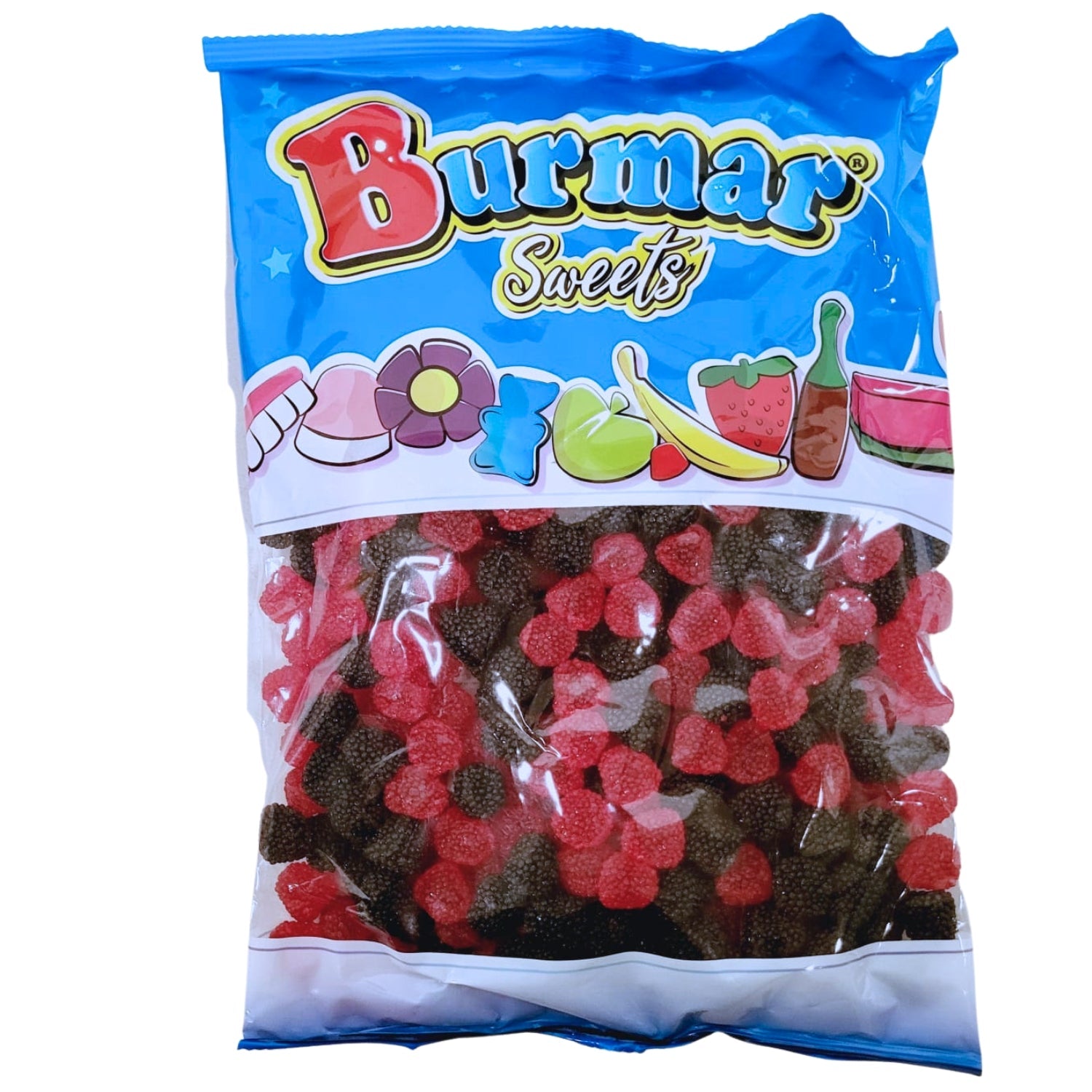 Burmar Mini Moritas Rojas Negras - bolsa 1kg